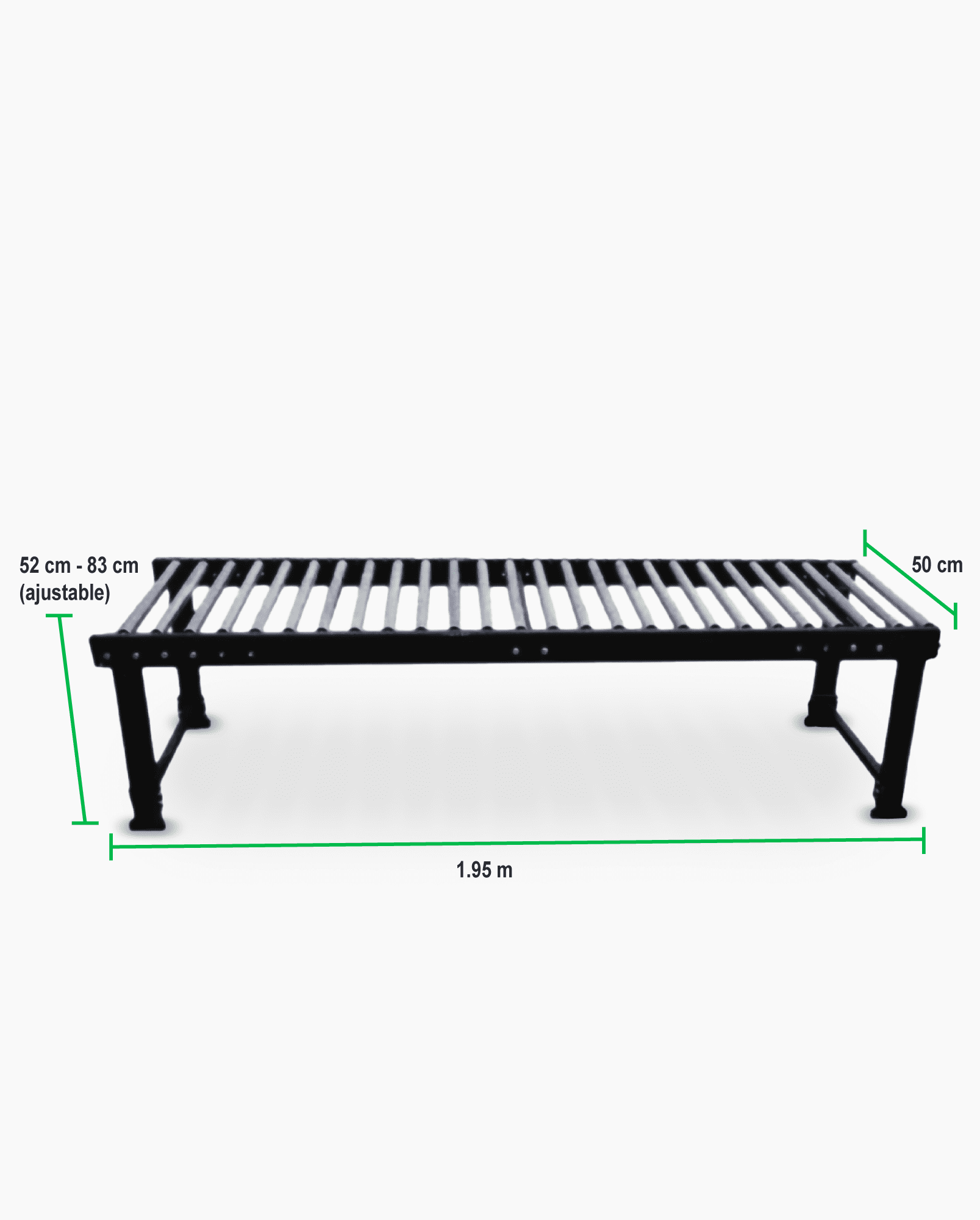 2. Banda Transportadora de Rodillos Libres 50B195 - Medidas .png